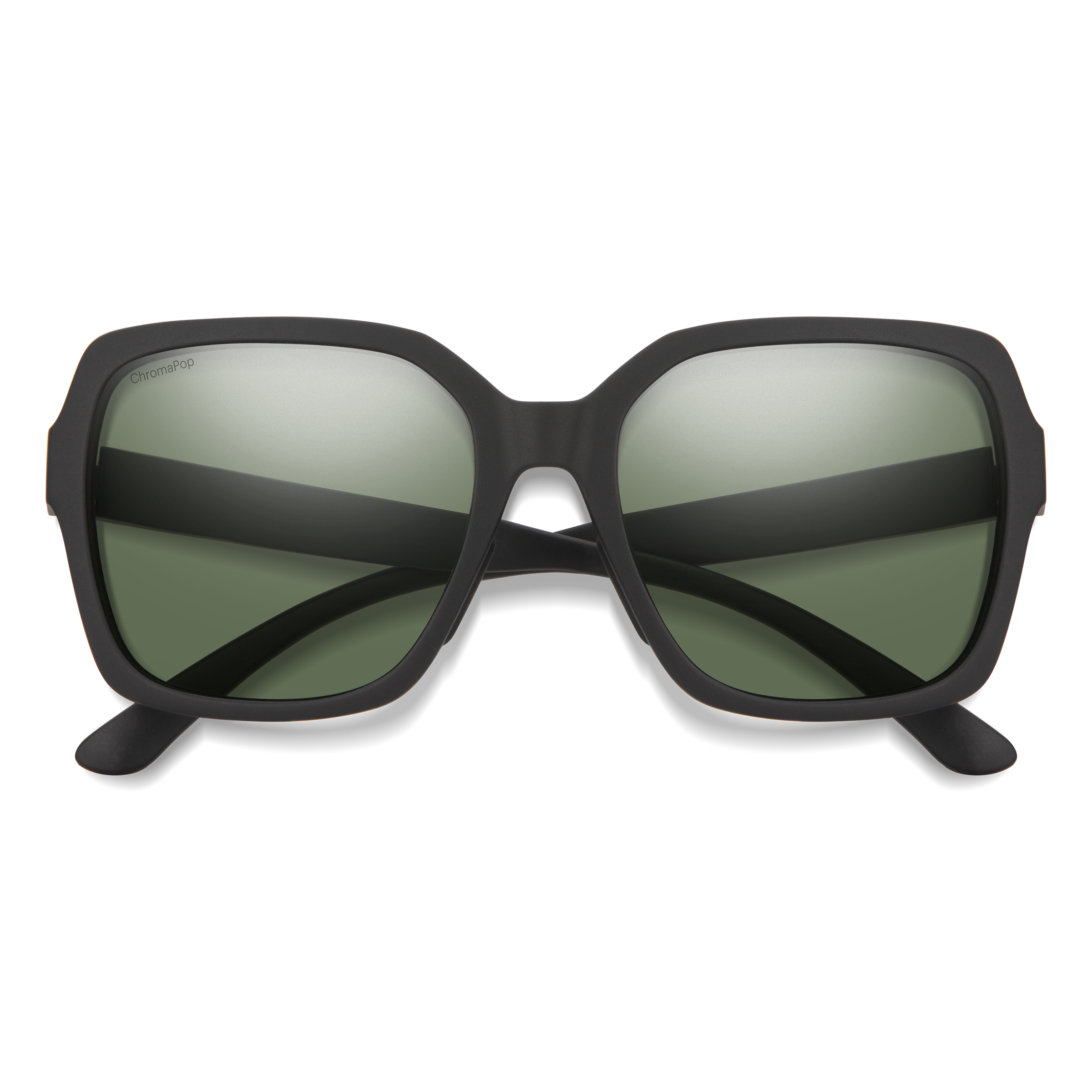 Flare, Matte Black + ChromaPop Polarized Gray Green Lens, hi-res