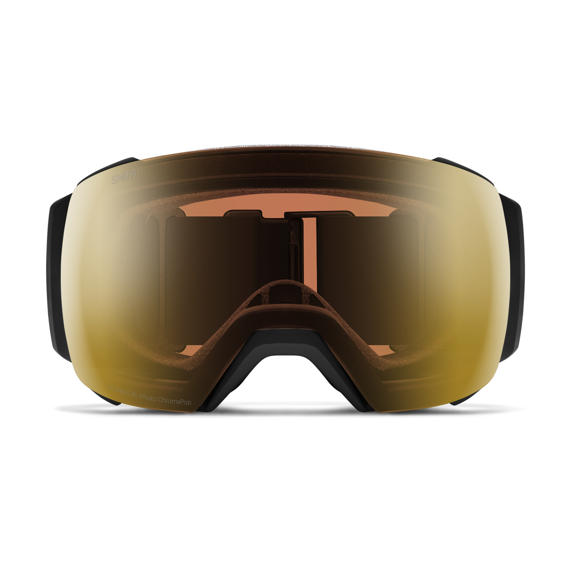 I/O Mag XL Low Bridge Fit, Black + ChromaPop™ Pro Photochromic Gold Mirror Lens, hi-res