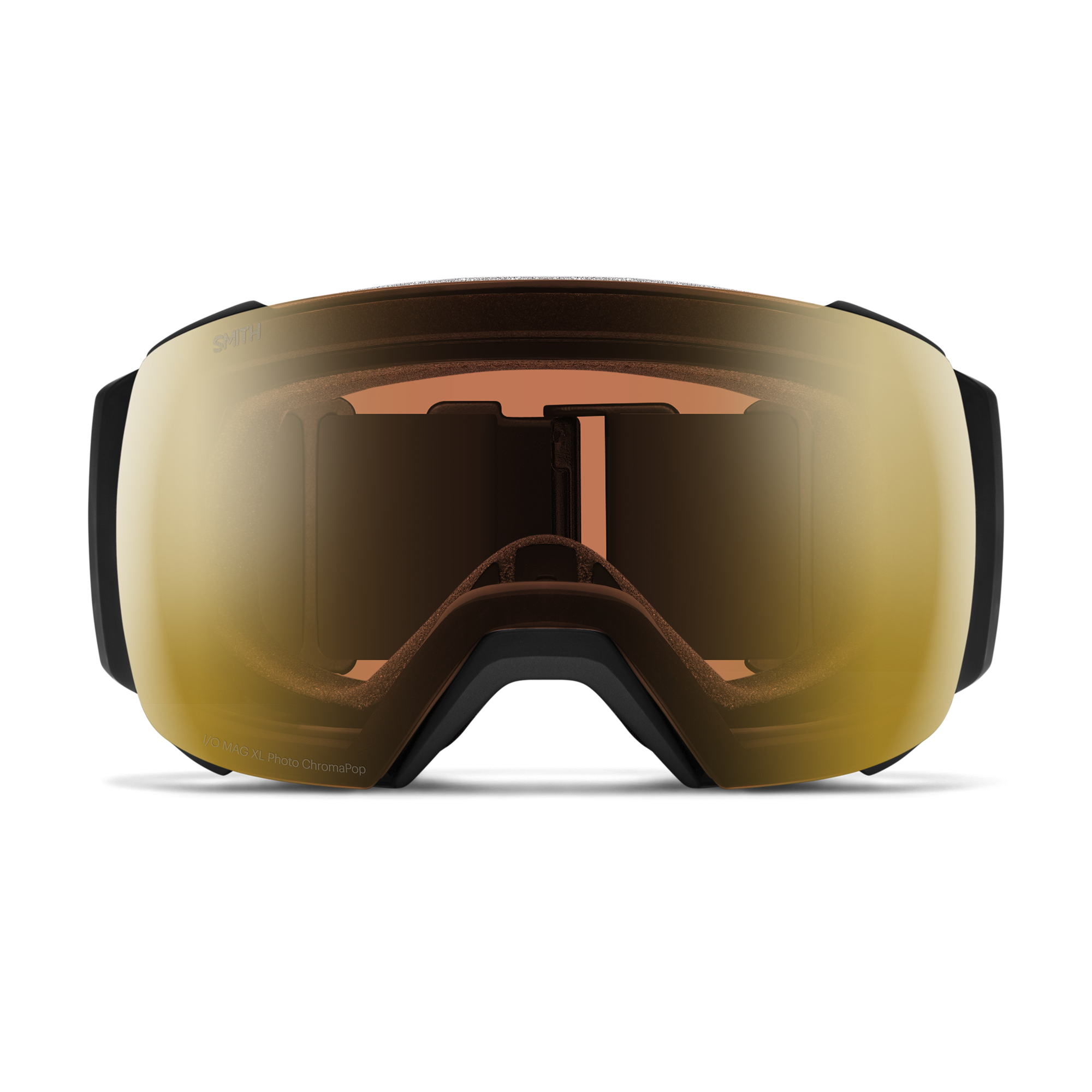 I/O Mag XL Low Bridge Fit, Black + ChromaPop™ Pro Photochromic Gold Mirror Lens, hi-res