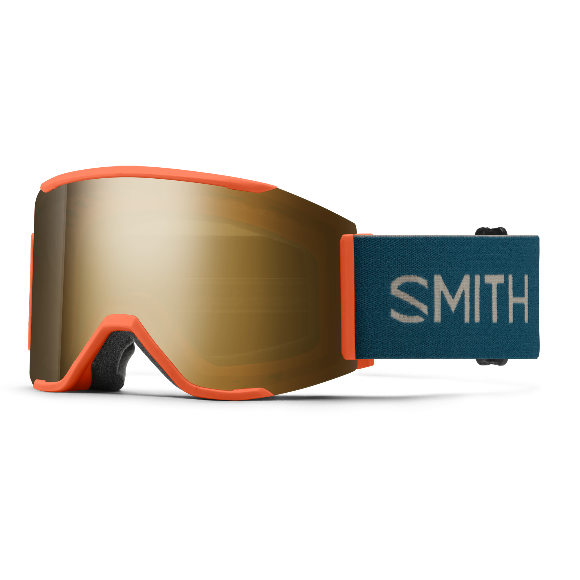 Squad Mag Low Bridge Fit, Rust + ChromaPop™ Sun Black Gold Mirror Lens, hi-res