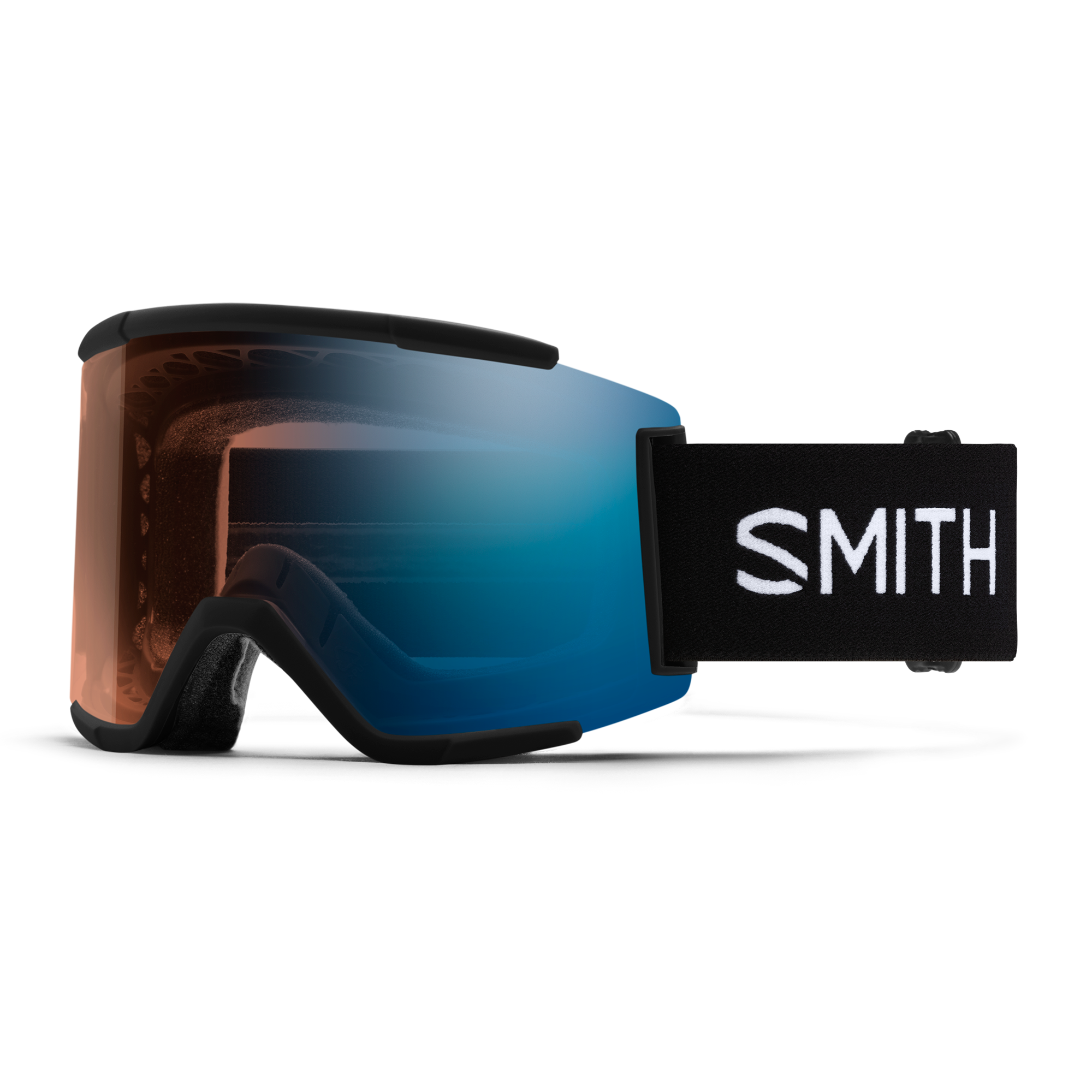 Squad XL, Black + ChromaPop™ Pro Photochromic  Blue Mirror Lens, hi-res