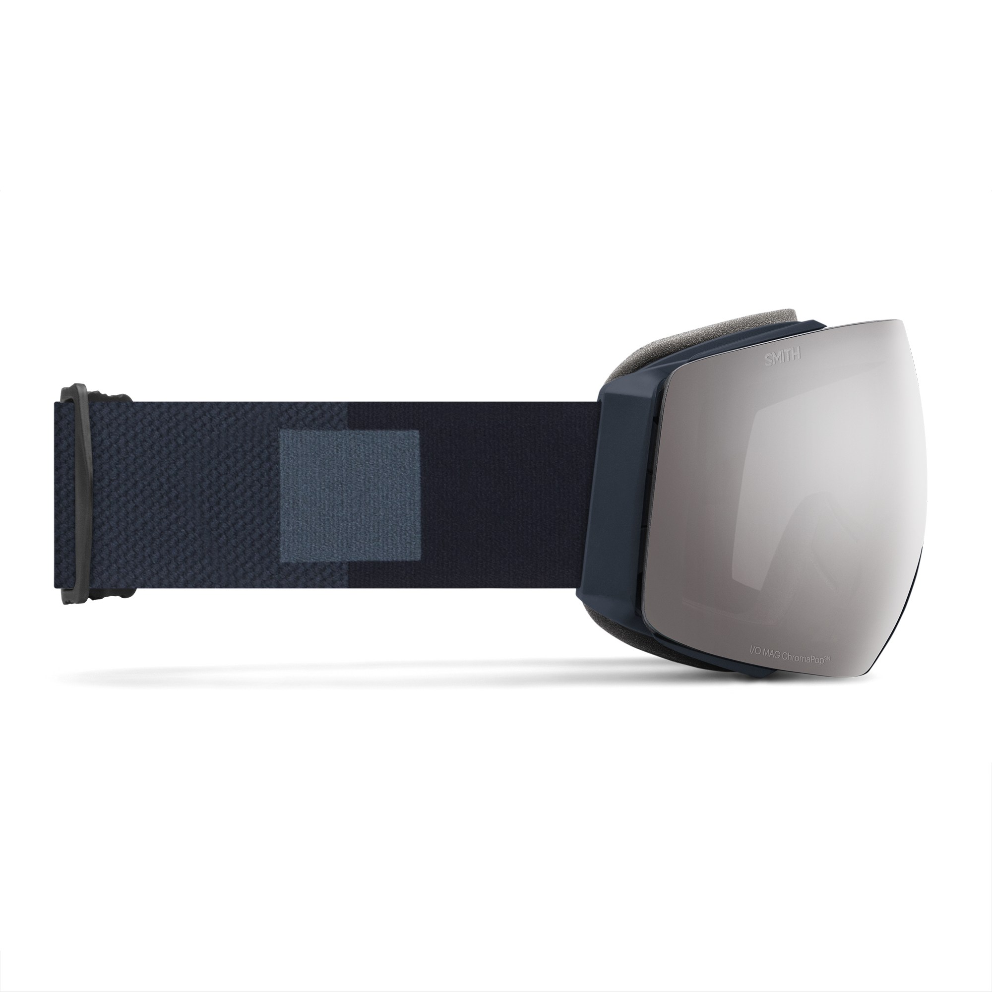 I/O MAG Low Bridge Fit, Midnight Navy + ChromaPop™ Sun Platinum Mirror Lens, hi-res