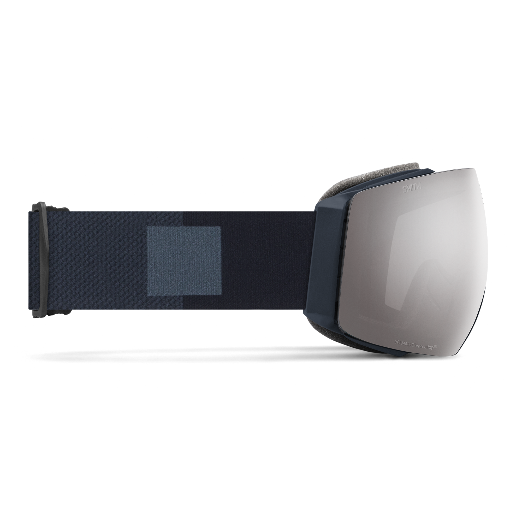 I/O MAG Low Bridge Fit, Midnight Navy + ChromaPop™ Sun Platinum Mirror Lens, hi-res