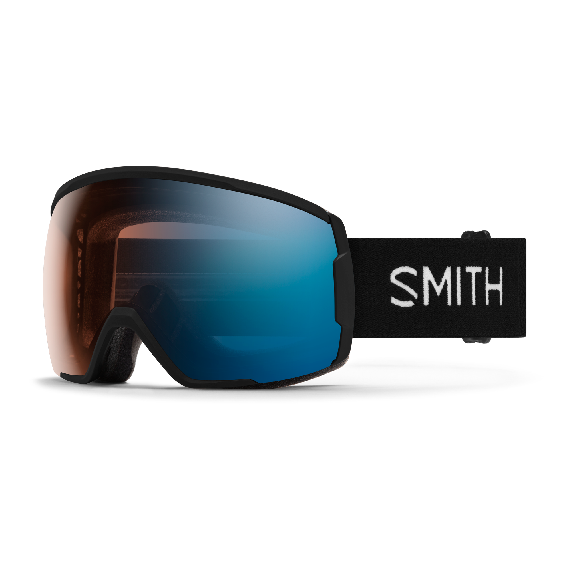 Proxy Low Bridge Fit, Black + ChromaPop™ Pro Photochromic  Blue Mirror Lens, hi-res