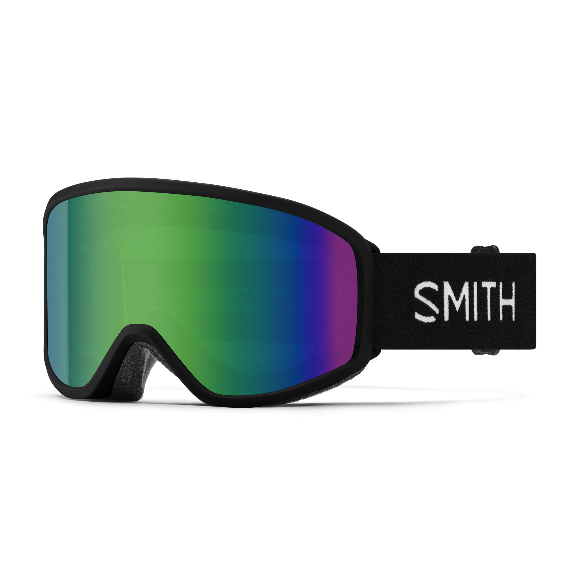 Reason OTG Low Bridge Fit, Black + Green Sol-X Mirror Lens, hi-res