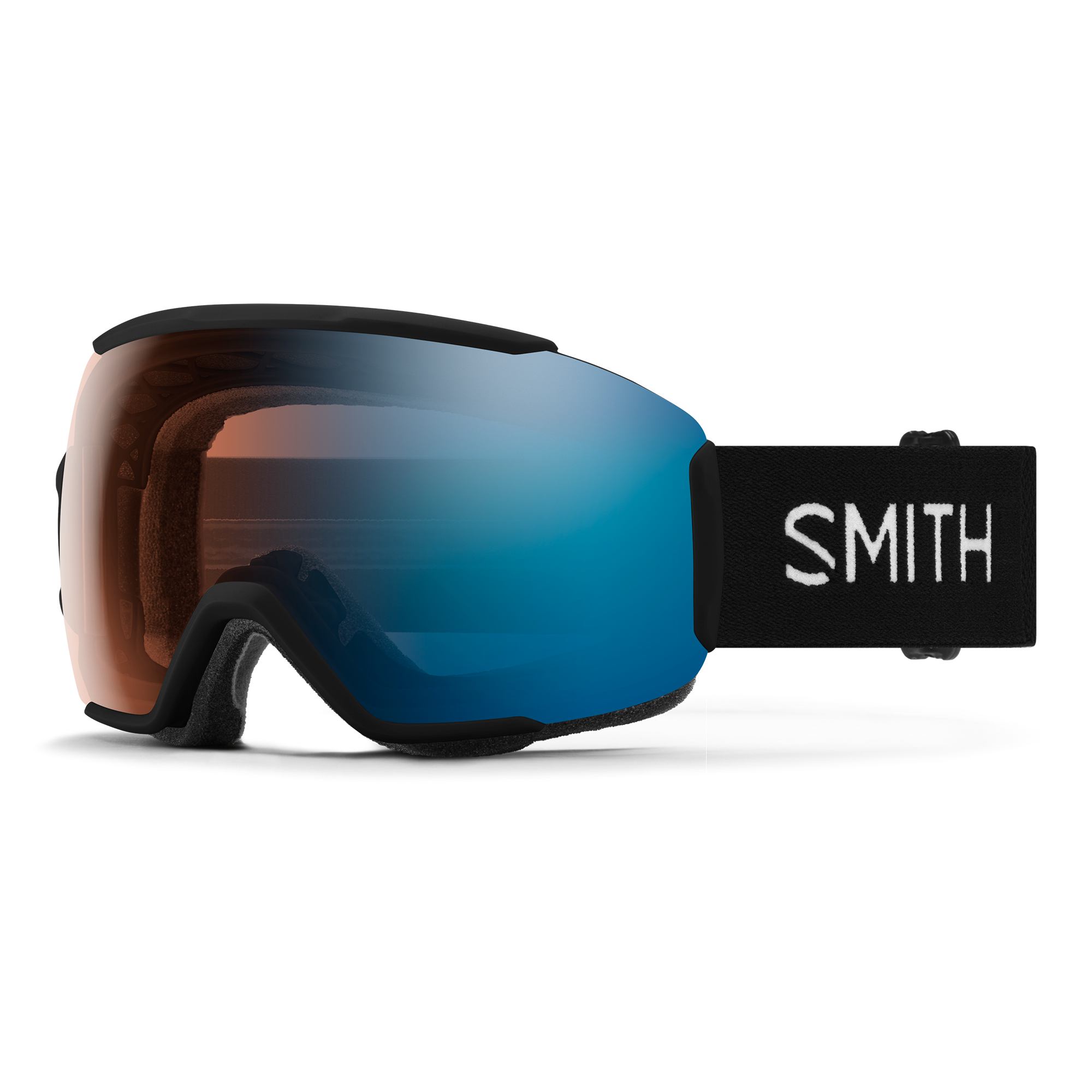 Sequence OTG Low Bridge Fit, Black + ChromaPop™ Pro Photochromic  Blue Mirror Lens, hi-res