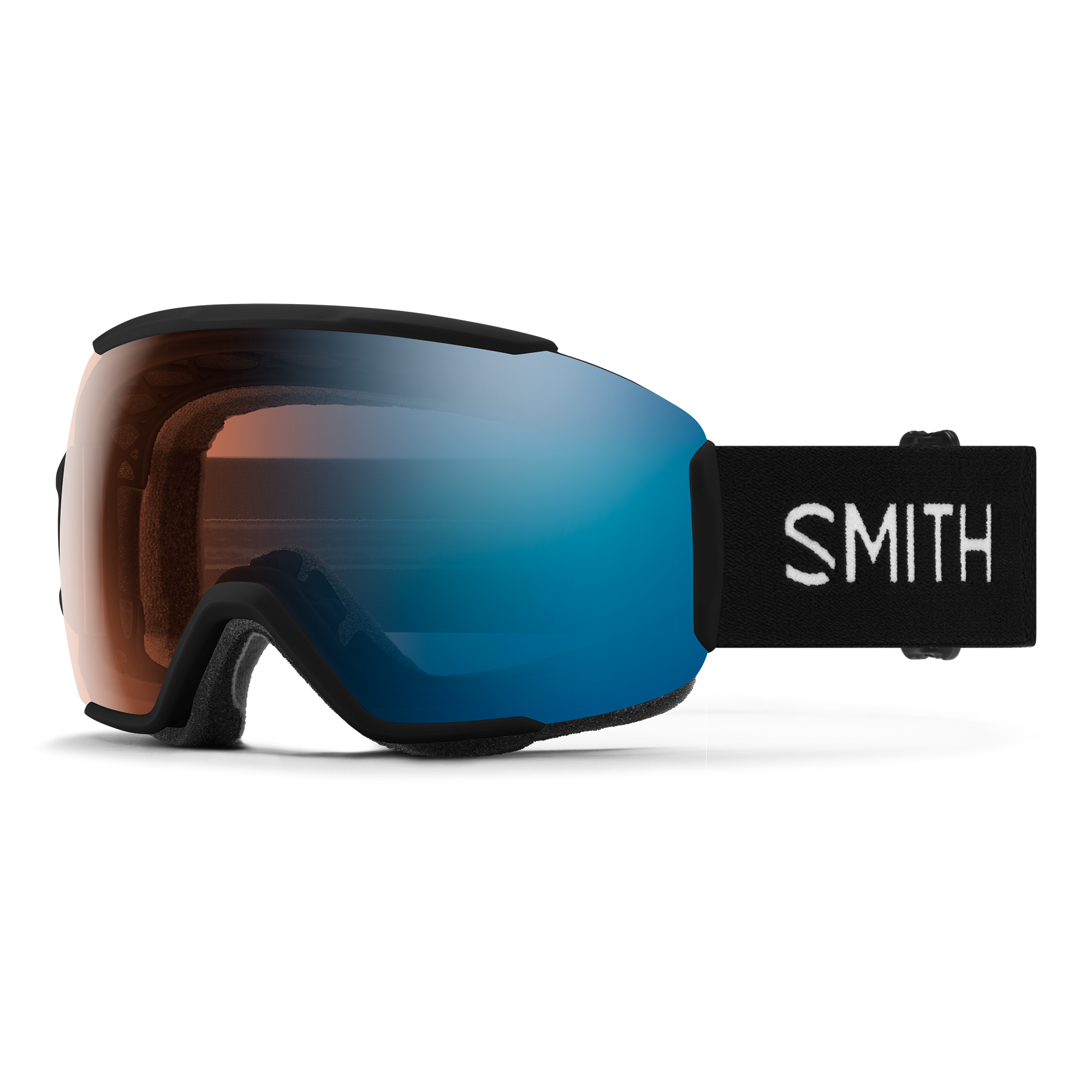 Sequence OTG Low Bridge Fit, Black + ChromaPop™ Pro Photochromic  Blue Mirror Lens, hi-res