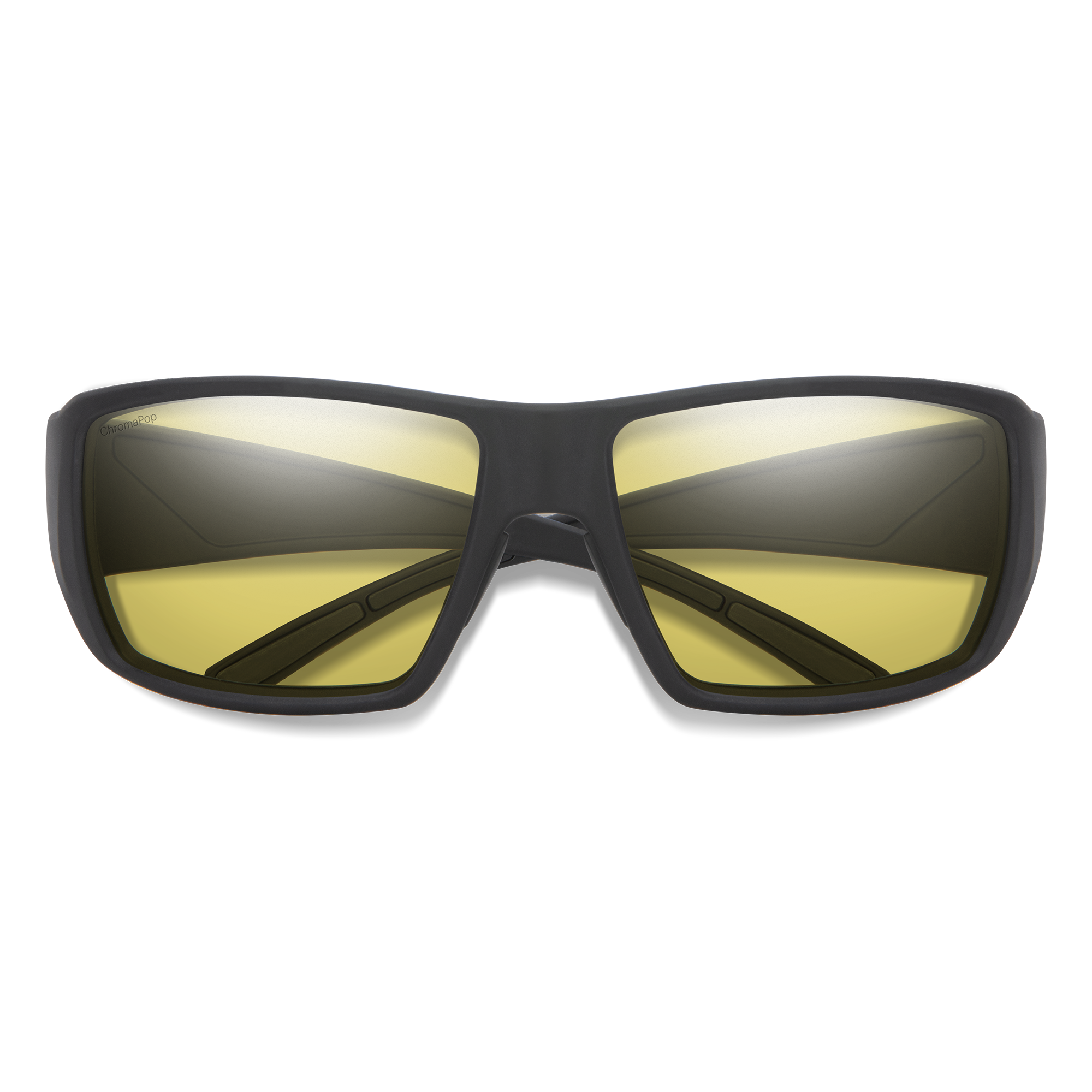 Smith Guide's Choice Sunglasses ChromaPop Glass Polarized Low Light Yellow / Matte Black