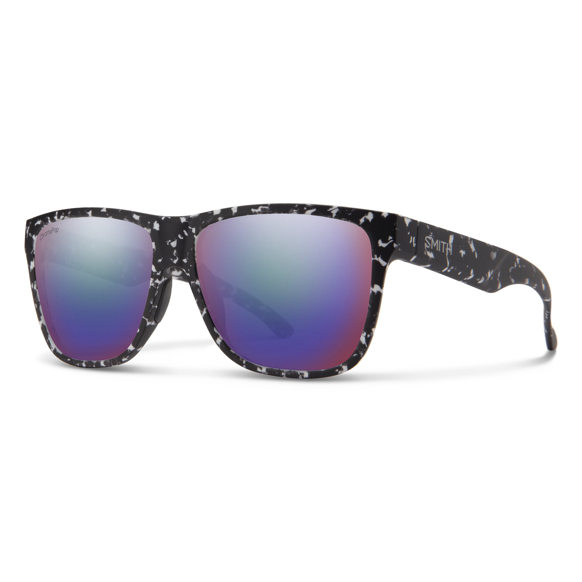 Lowdown XL 2, Matte Black Marble + ChromaPop Polarized Violet Mirror Lens, hi-res