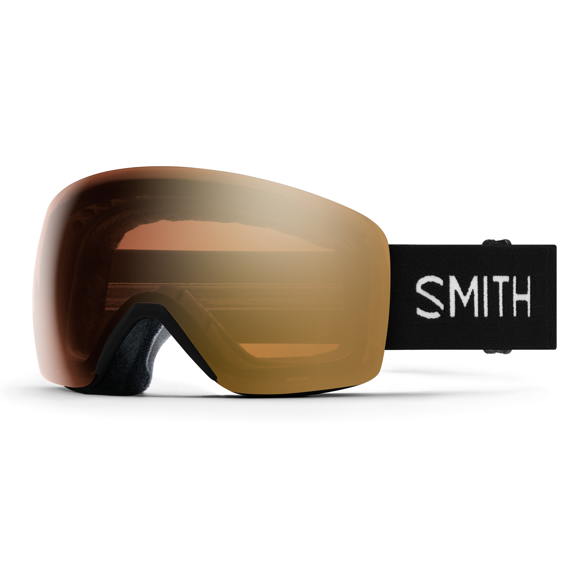 Skyline, Black + ChromaPop™ Pro Photochromic Gold Mirror Lens, hi-res