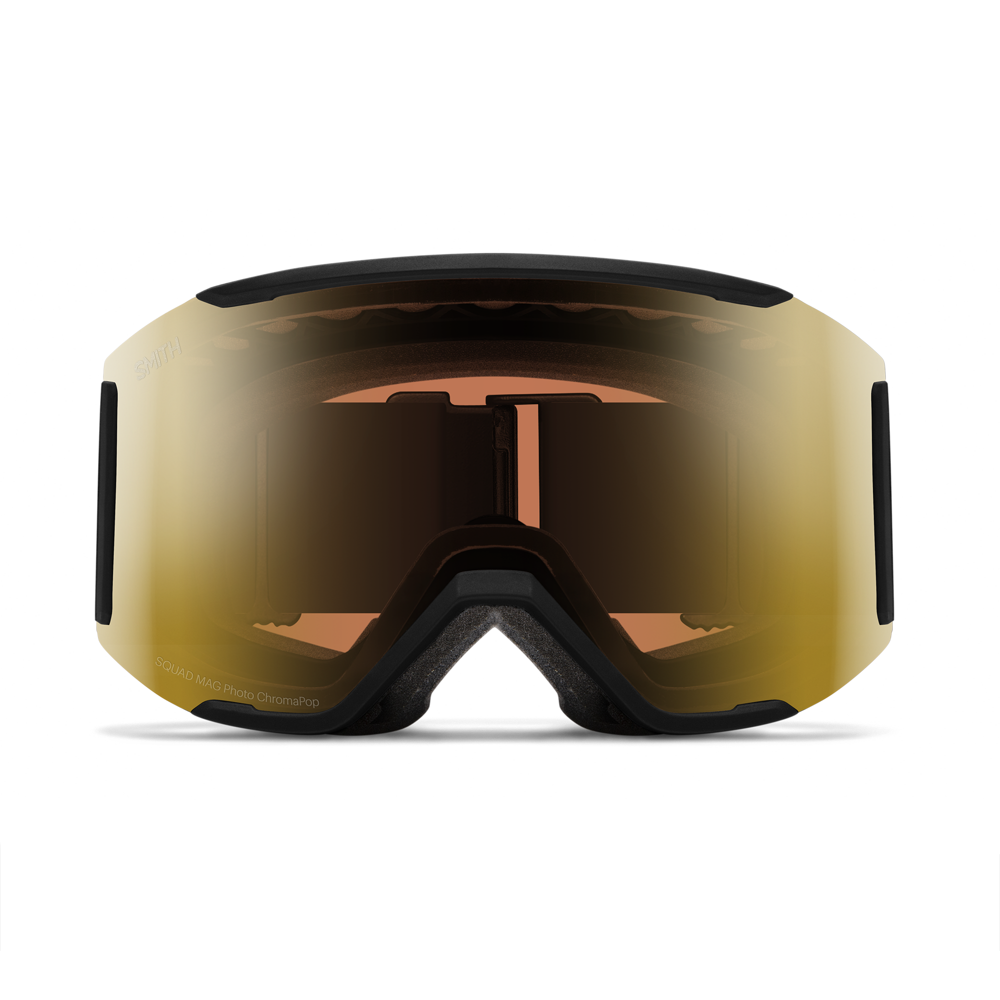 Squad MAG, Black + ChromaPop™ Pro Photochromic Gold Mirror Lens, hi-res