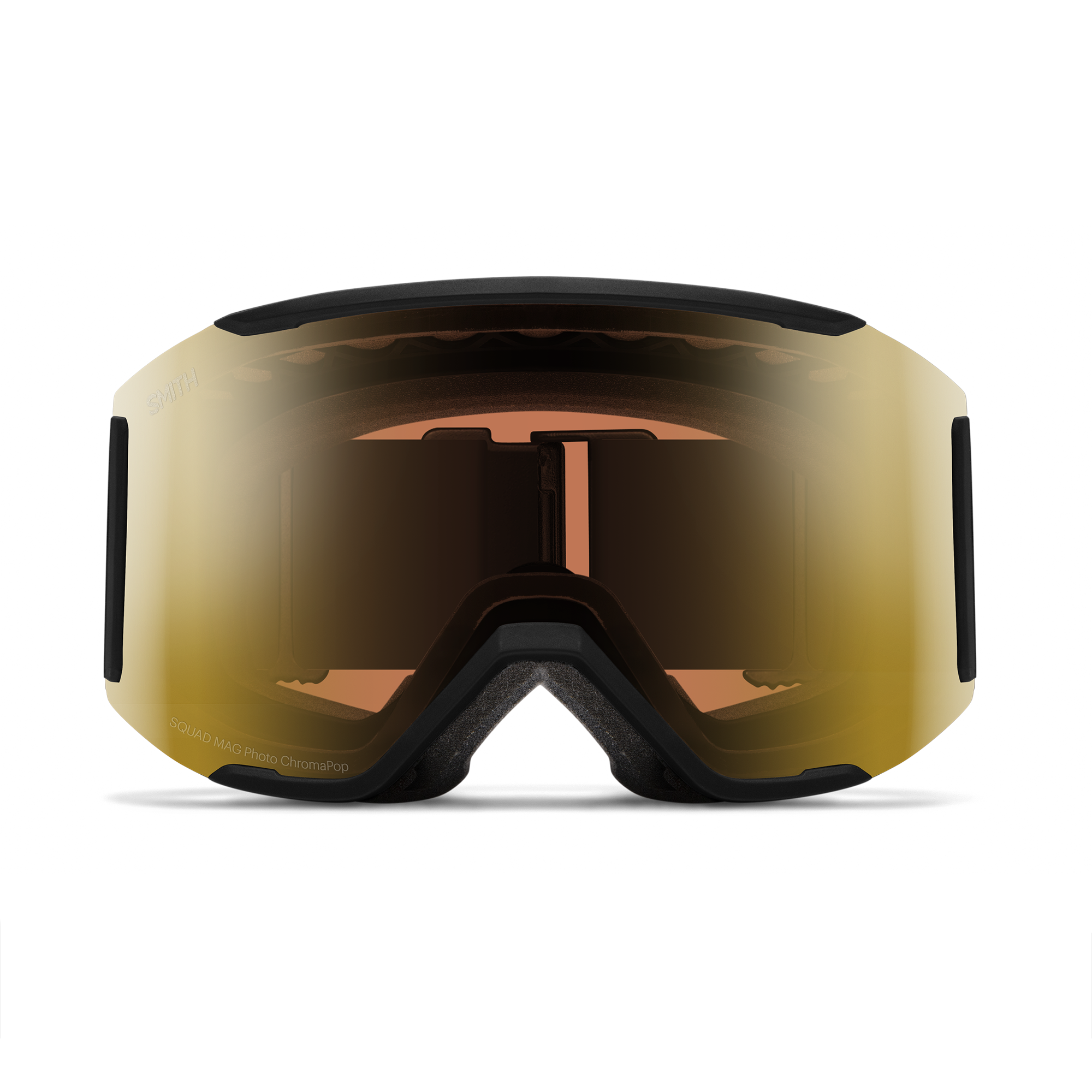 Squad MAG, Black + ChromaPop™ Pro Photochromic Gold Mirror Lens, hi-res