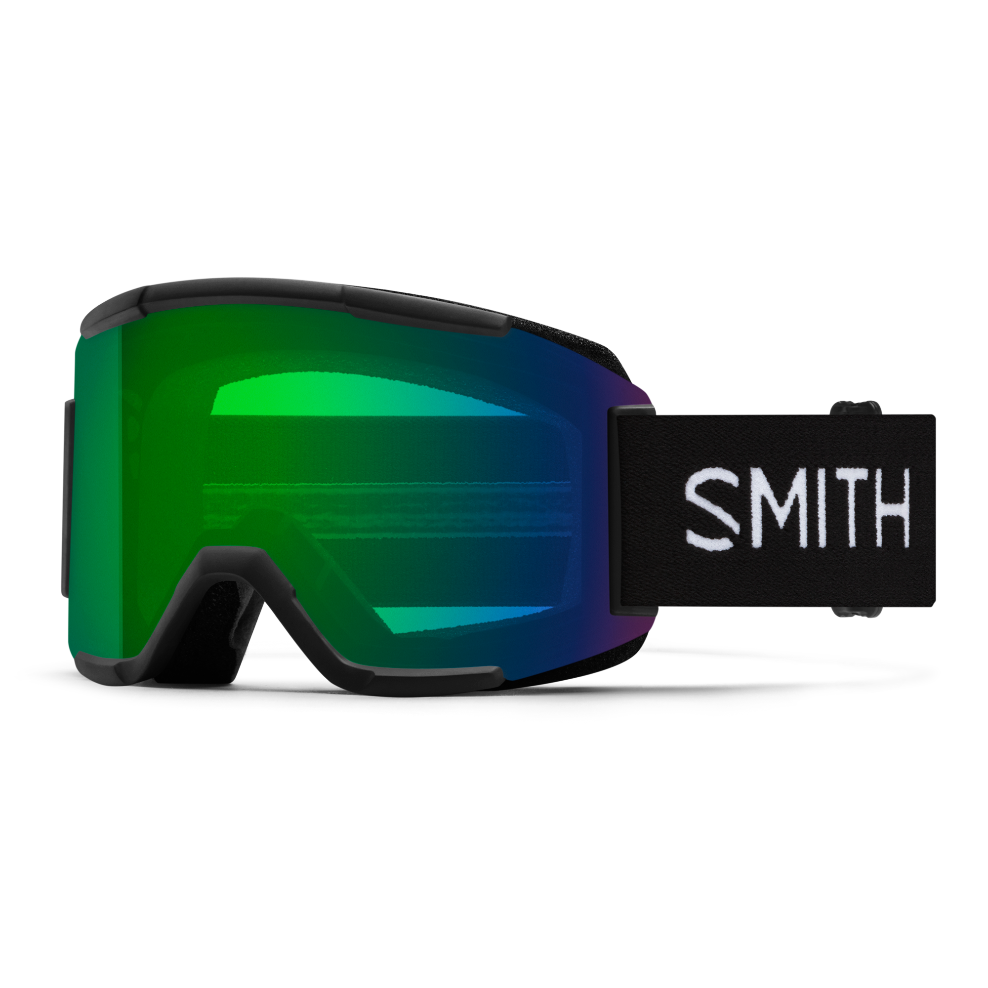 Squad Low Bridge Fit, Black  + ChromaPop™ Everyday Green Mirror Lens, hi-res