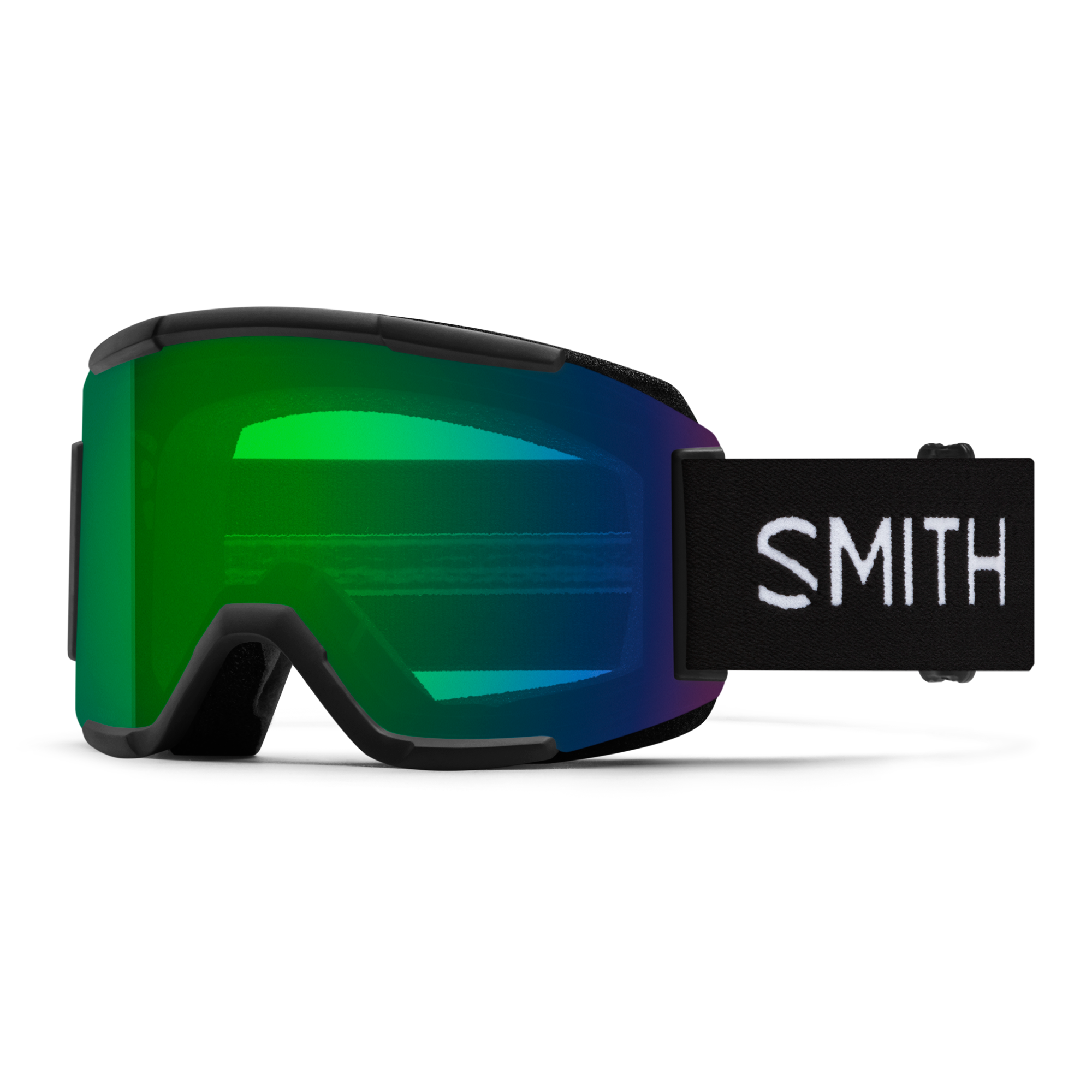 Squad Low Bridge Fit, Black  + ChromaPop™ Everyday Green Mirror Lens, hi-res