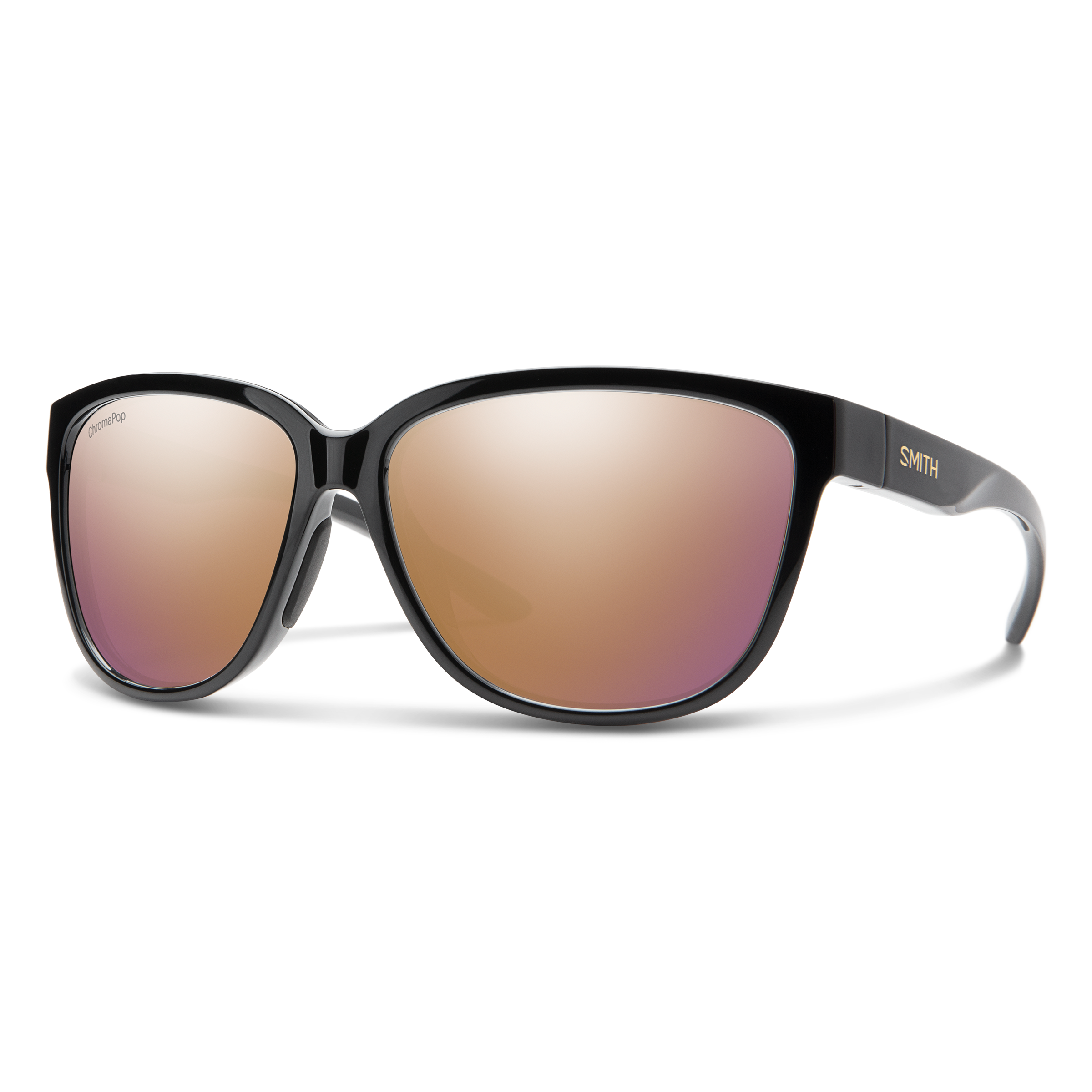 Monterey, Black Gold + ChromaPop Rose Gold Mirror Lens, hi-res