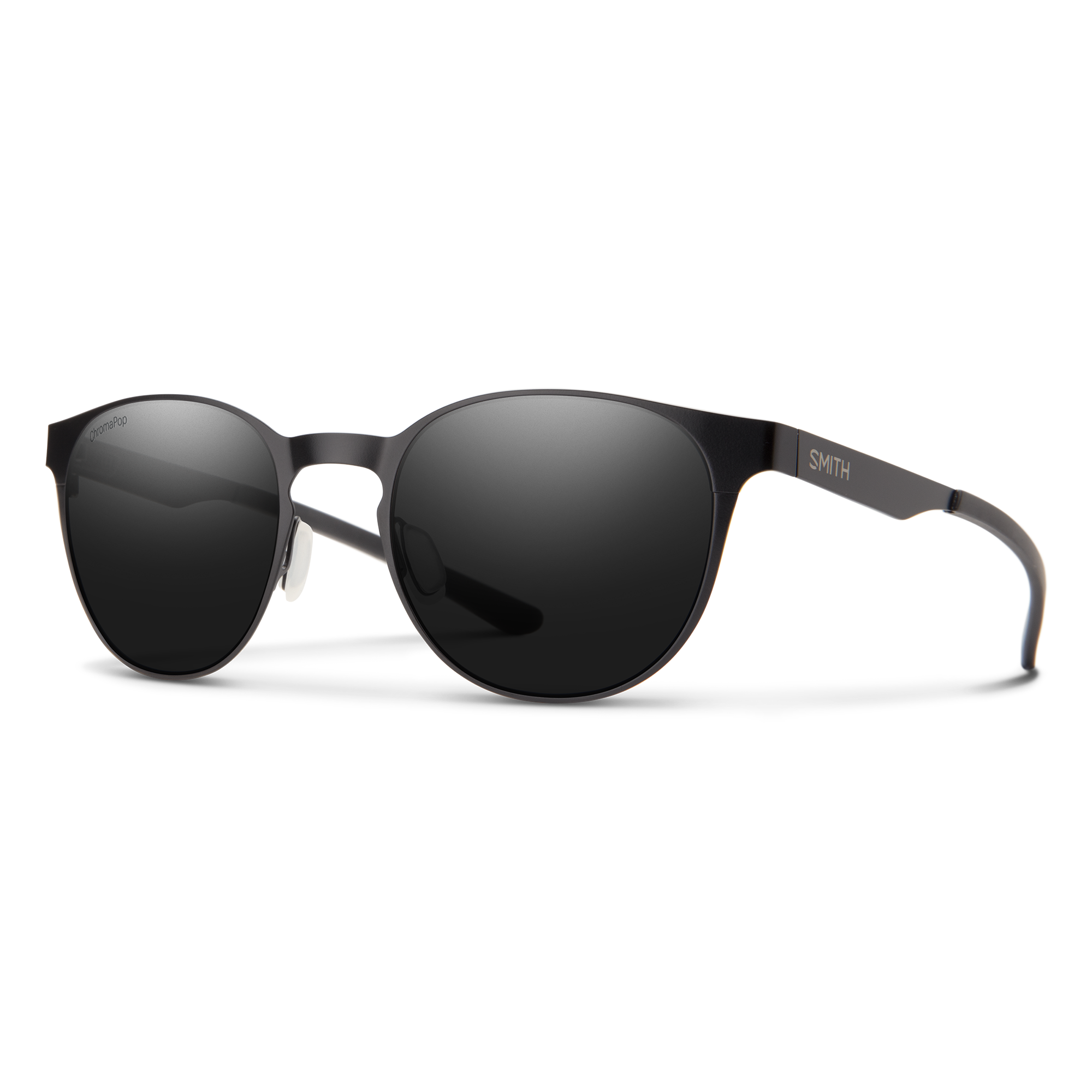 Eastbank Metal, Matte Black + ChromaPop Polarized Black Lens, hi-res