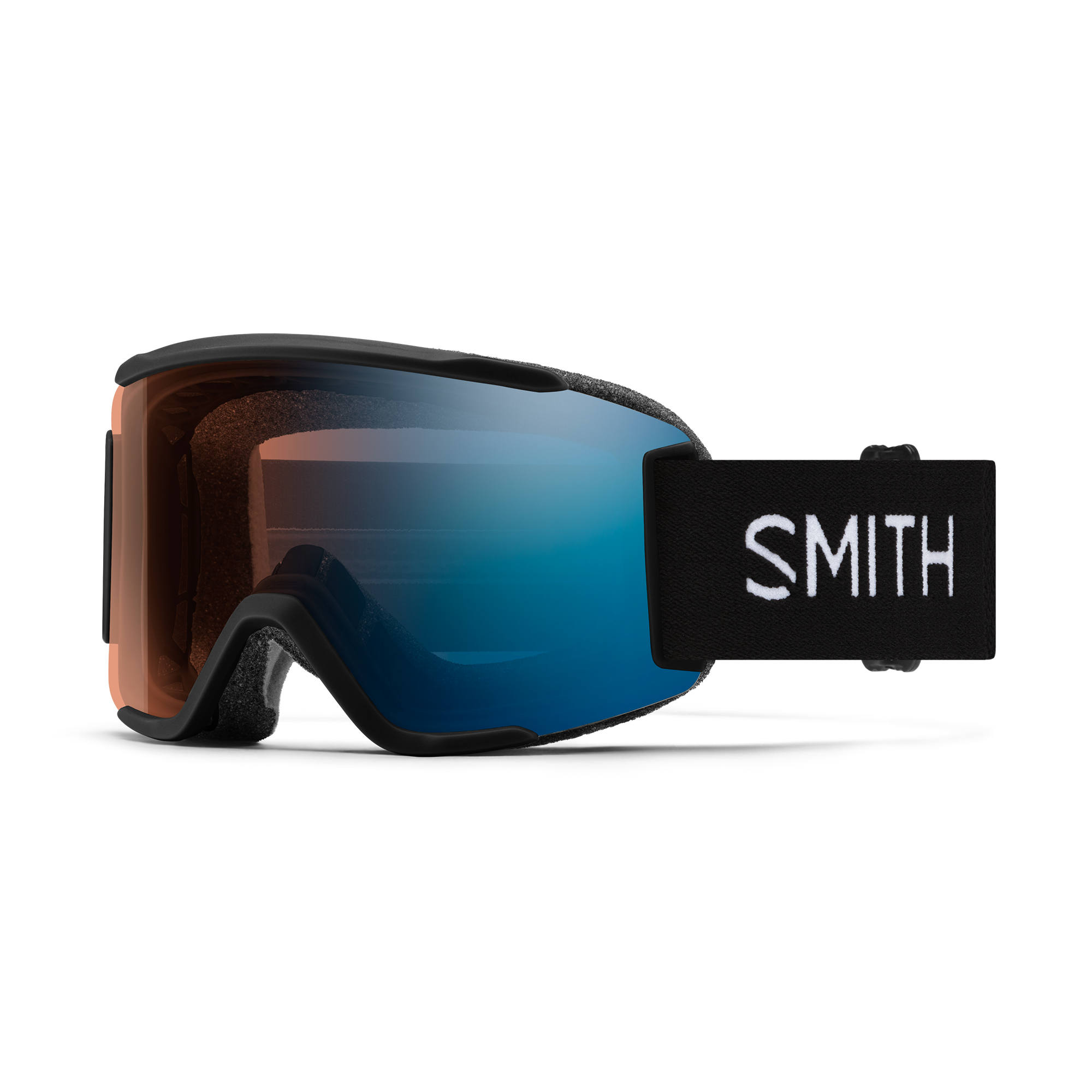 Squad S, Black  + ChromaPop™ Pro Photochromic Blue Mirror Lens, hi-res