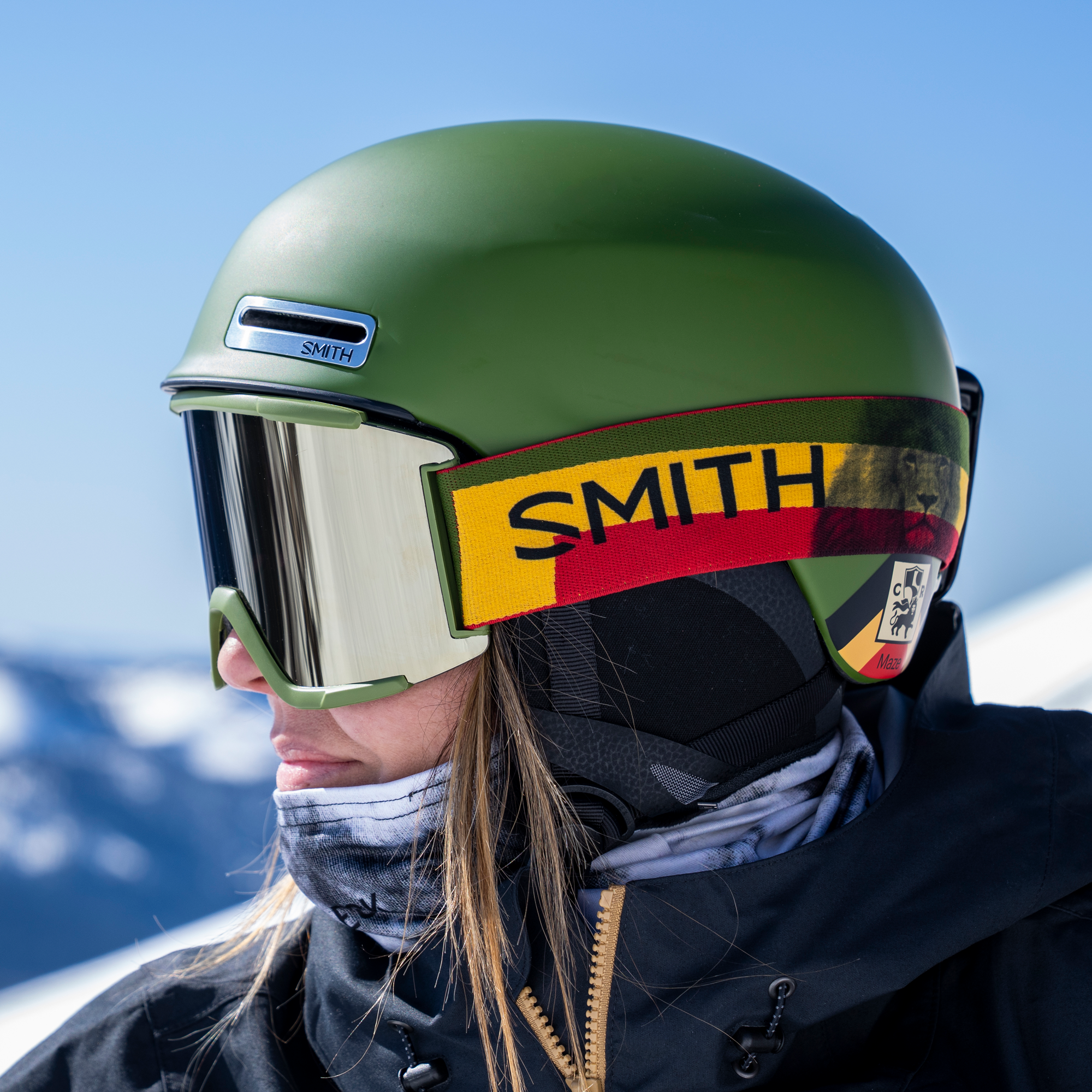 【在庫日本製】Smith Maze mips スノーボード　スキー　ヘルメット　M　黒 スノーボード