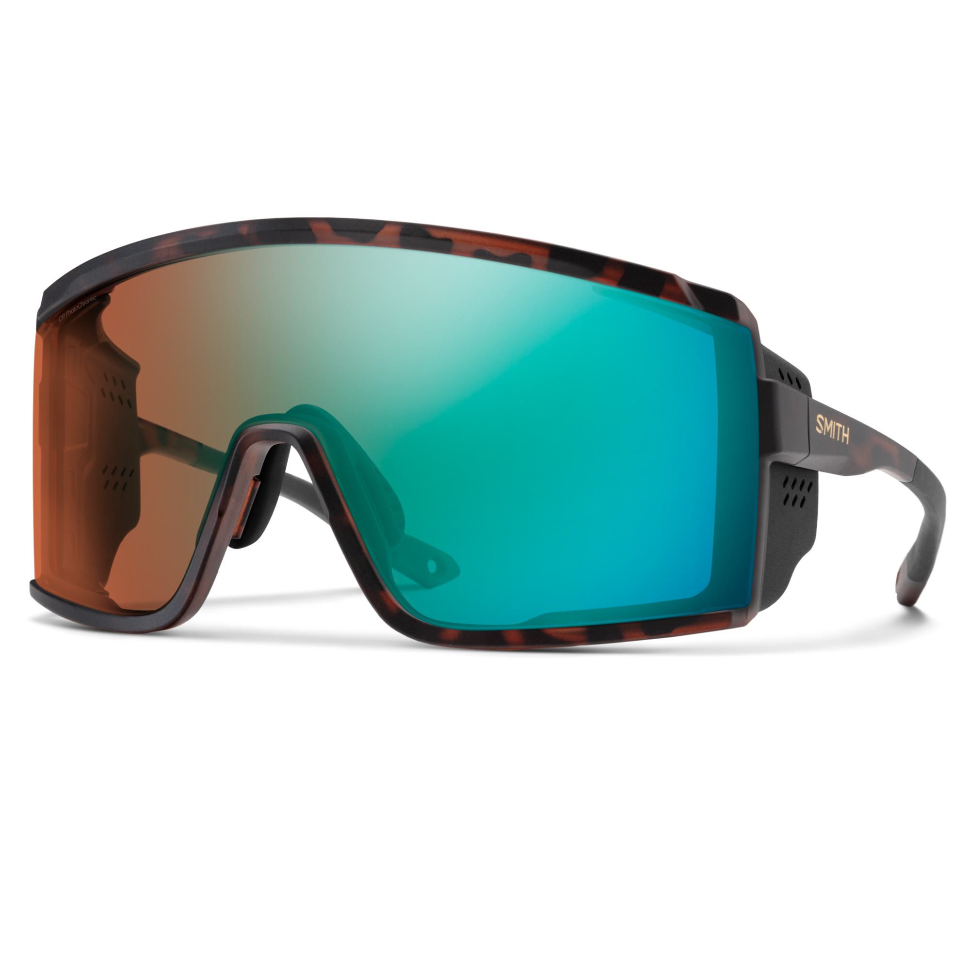 Pursuit, Matte Tortoise + ChromaPop Glacier Photochromic Copper Opal Mirror Lens, hi-res