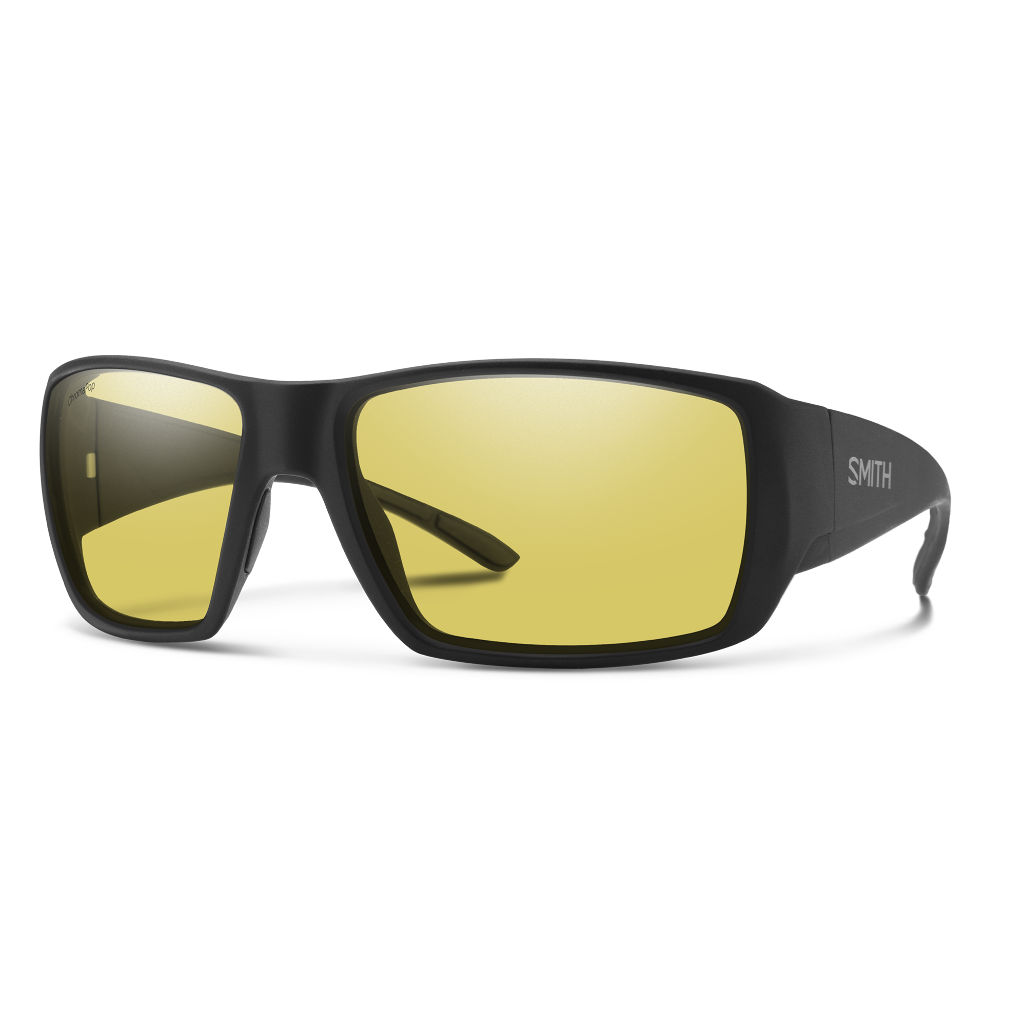Guide's Choice XL, Matte Black + ChromaPop Glass Polarized Low Light Yellow Lens, hi-res