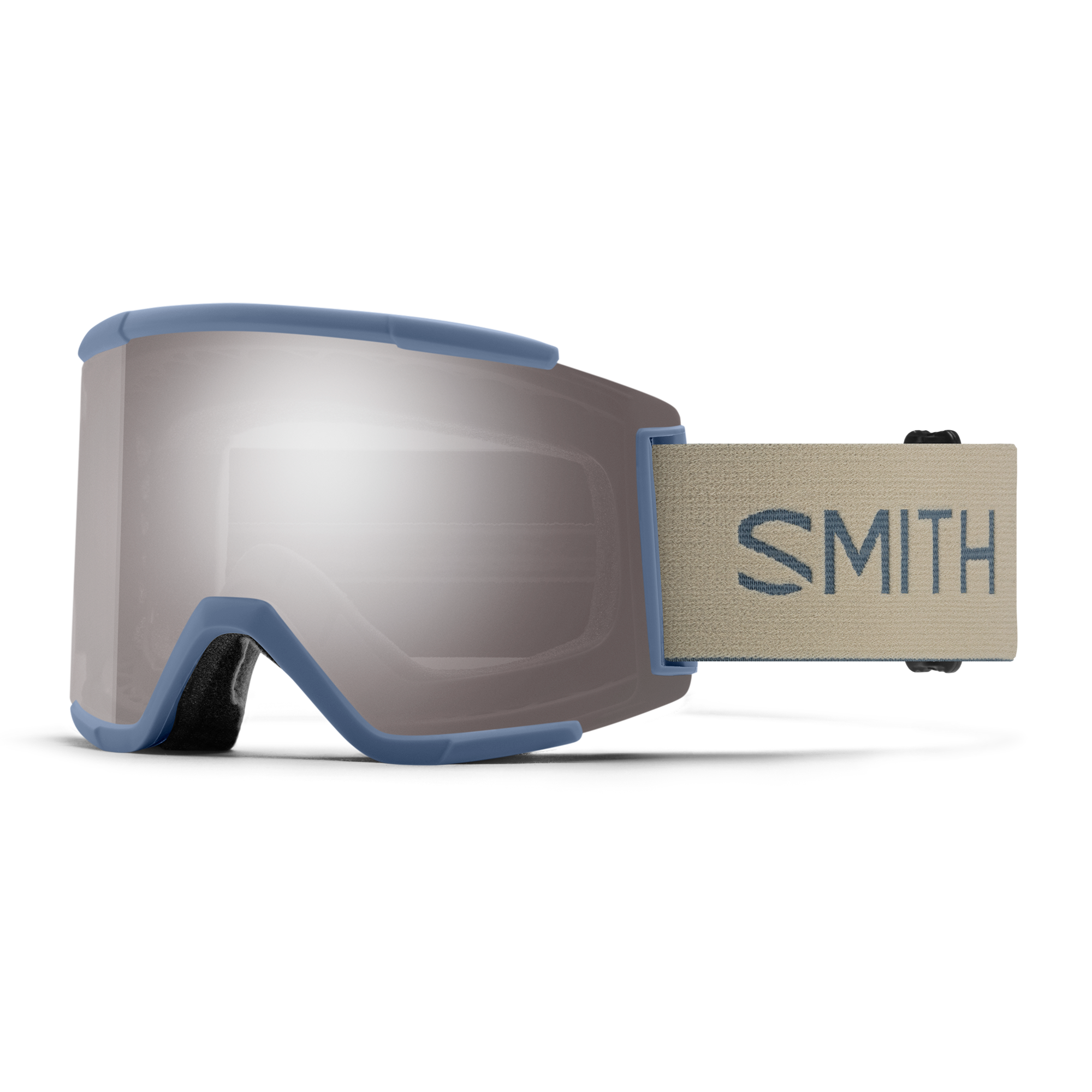 Squad XL, Granite Blue + ChromaPop™ Sun Platinum Mirror Lens, hi-res