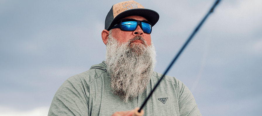 Bear Holeman wearing Smith Guide's Choice sunglasses